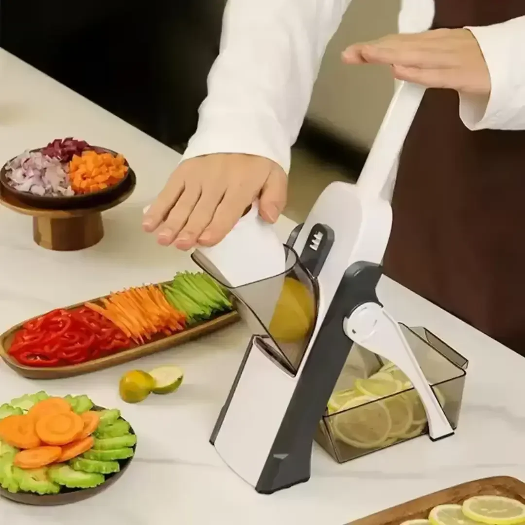 Cortador Mandoline Multifuncional 5 Funções