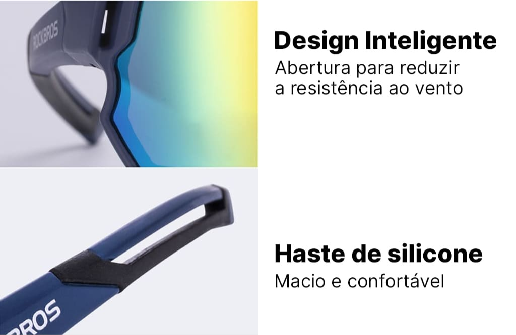 Óculos de Ciclismo Polarizado ROCKBROS