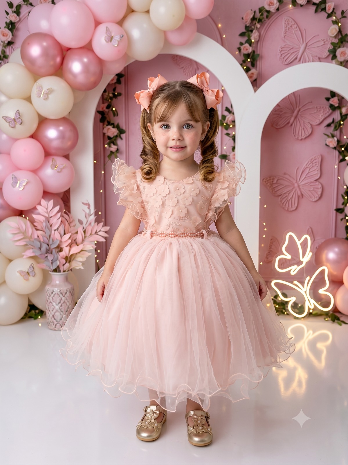 Vestido Menina Bonita Angelie Pessego (VESTMMBANGPSG)