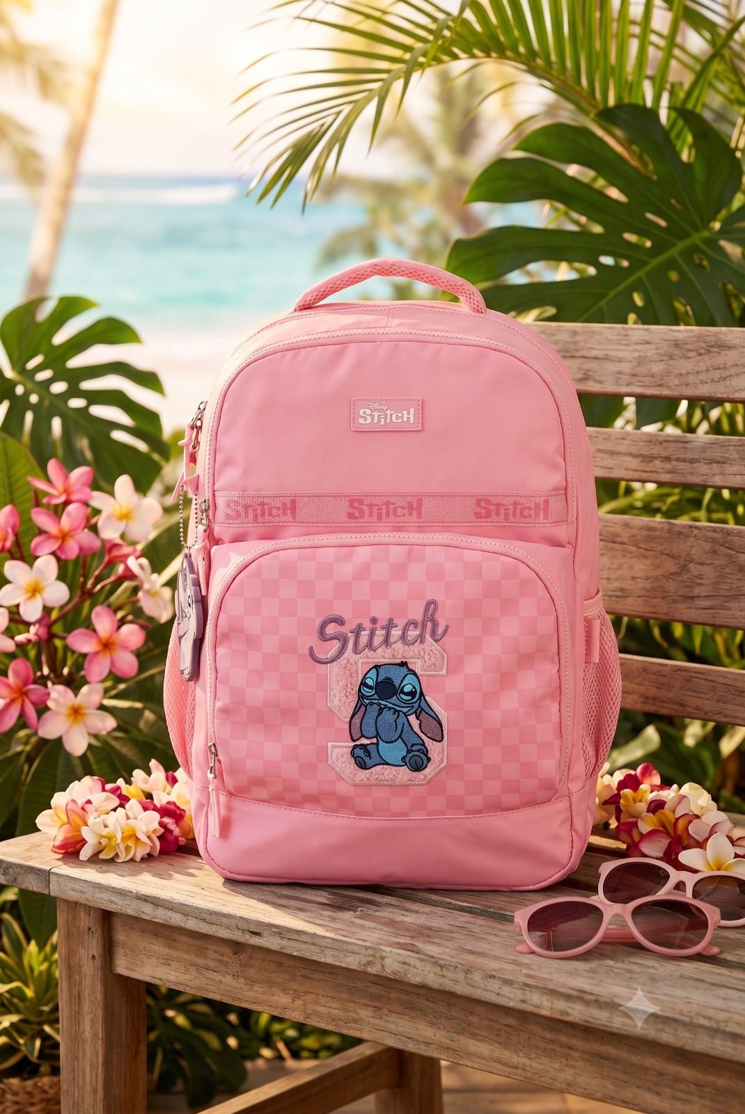 Mochila de Costa Stitch Rosa (MCLCSTRS)