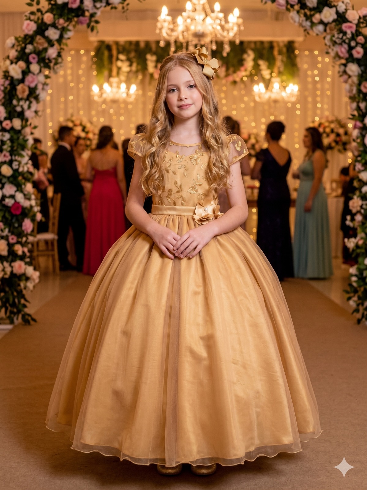 Vestido Mini Miss Longo Carol Dourado (VESTMNMLCCDOU)