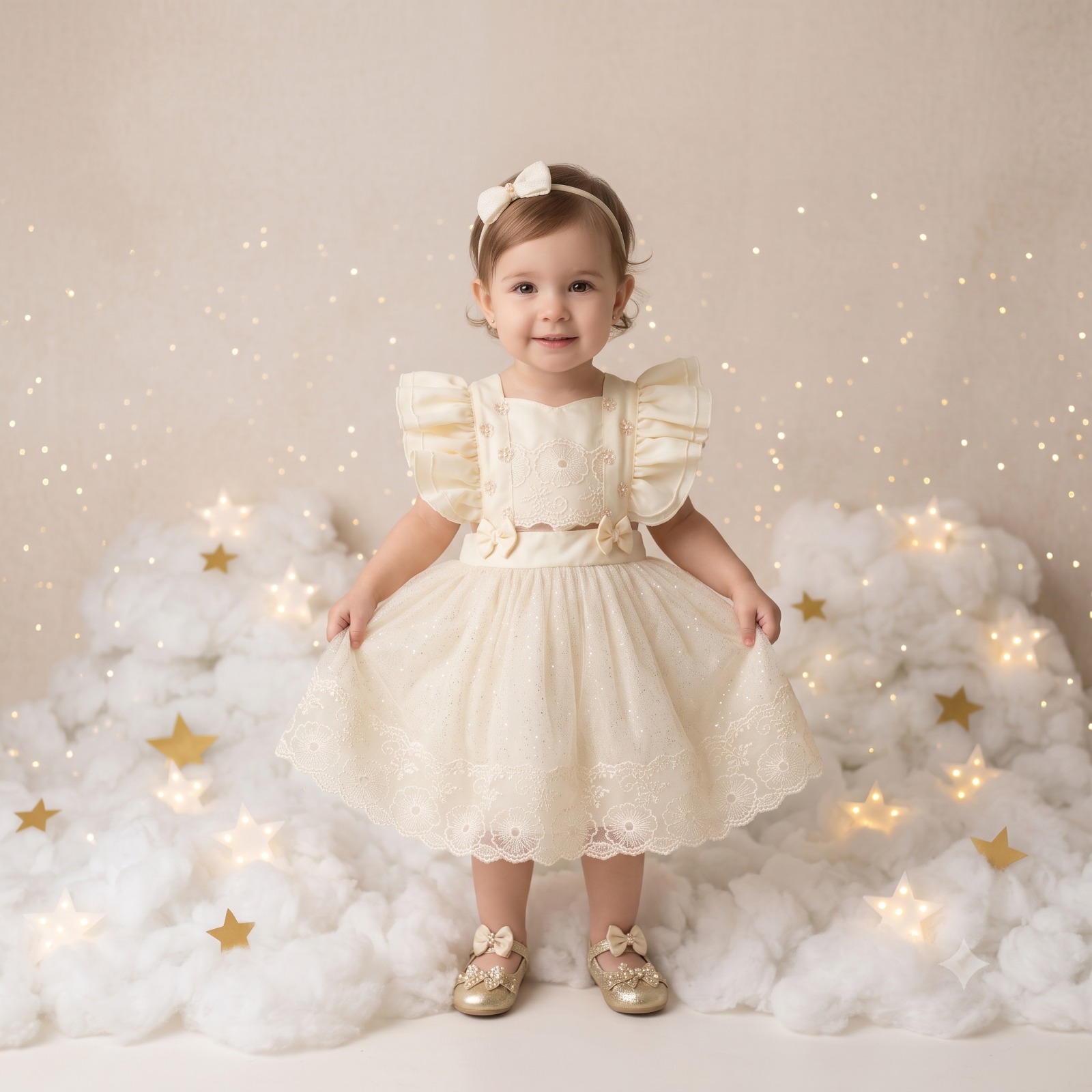 Romper/Vestido Princesa Belli Elisa Off (ROMPRVESTPRNCSBLELSOF)