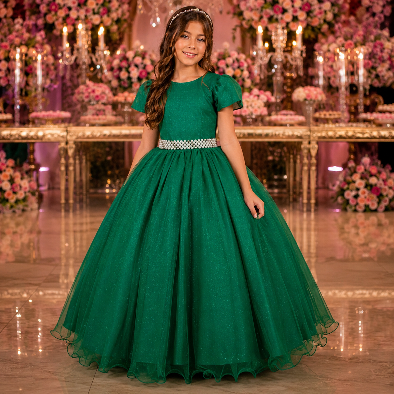 Vestido Marie Longo Heloisa Verde Bandeira (VESTMARILNGHLOVRDBAND)