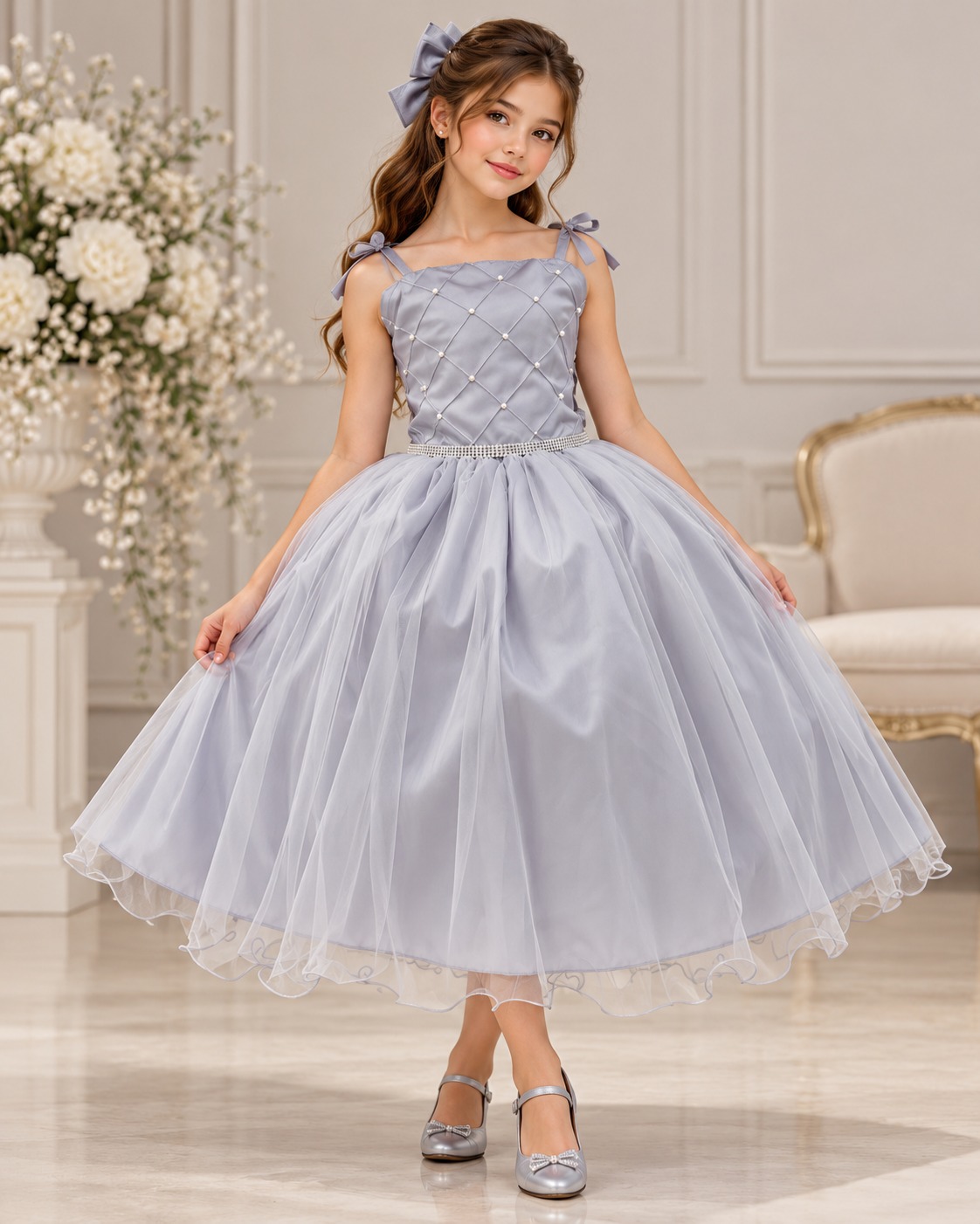 Vestido Marie Mariely Prata (VESTMRMRPT)