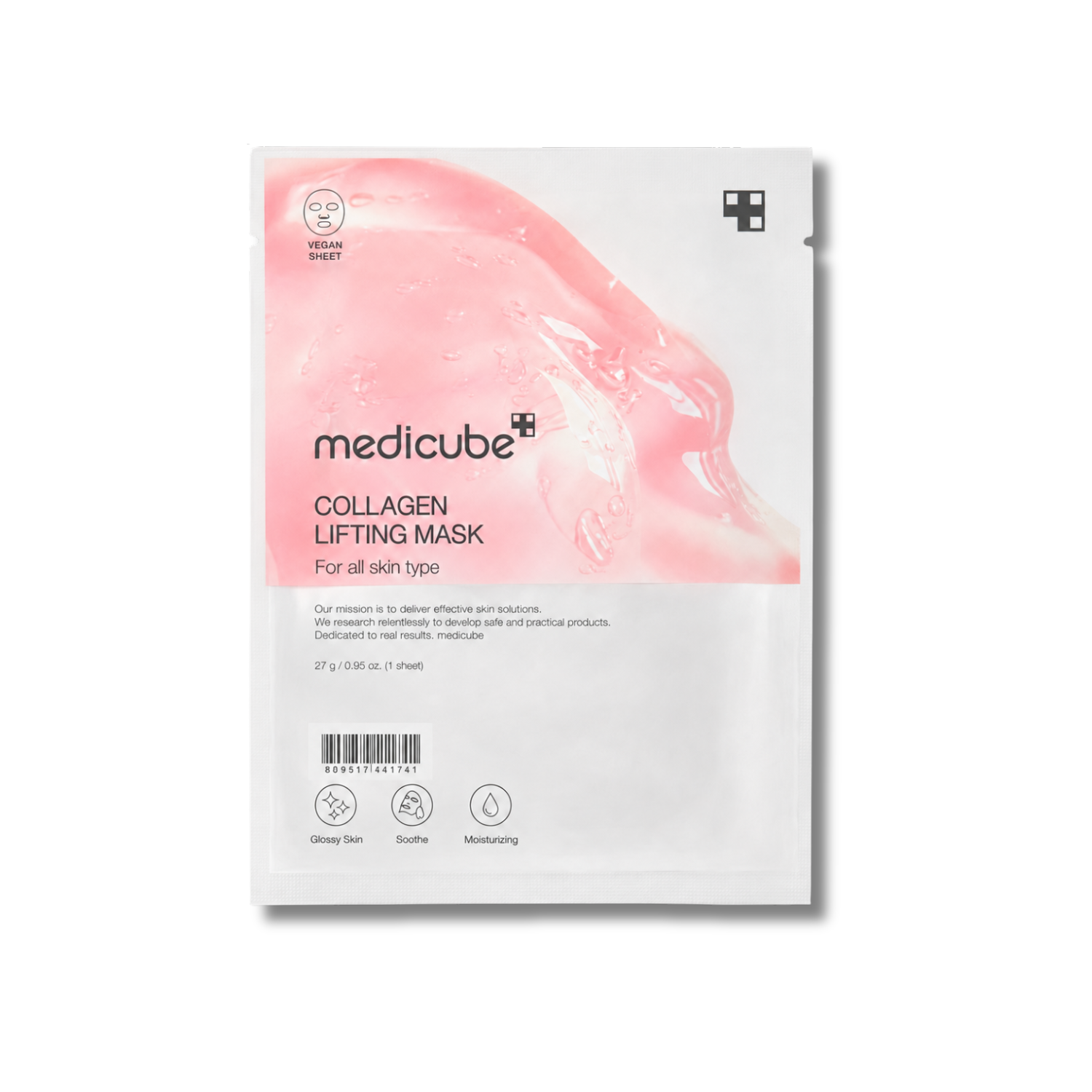 Medicube Collagen Lifting Mask | Máscara Facial em Tecido | 27g (MK-17)